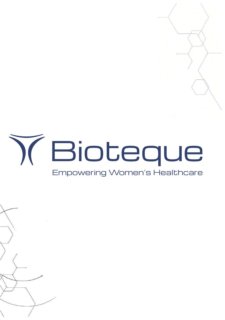 Bioteque product catalog cover